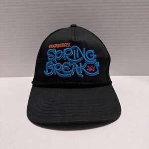 Whataburger Spring Break 2025 Trucker Hat Black Otto Cap Snapback 39-071